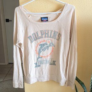 Junk Food Miami Dolphins Long Sleeve